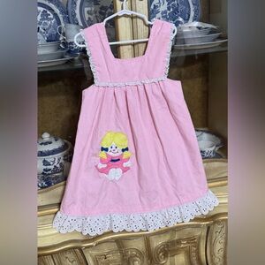 Vintage Samara doll applique dress size 5 girls